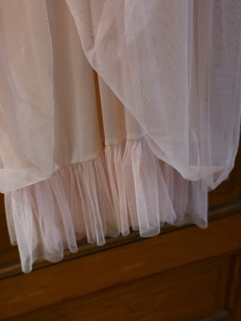 Princess Delicate Pink Lace & Tulle Chemise Nightgown - Picture 3 of 4